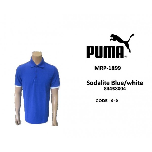 Puma Tshirt Polo Blue/white